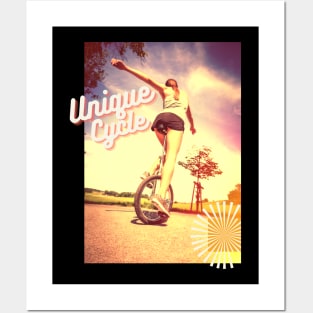 Unique Cycle Einrad Kunst Artist Zirkus Hobby Posters and Art